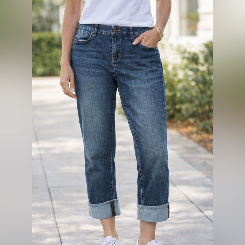 Westport Dark Blue Cropped Ankle Jeans Sz 18W